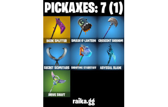 UNIQUE - Dark Skully , Absenz  [2 Skins, 100 Vbucks, 7 Axes, 4 Emotes, 7 Gliders and MORE!]