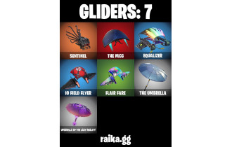 UNIQUE - Dark Skully , Absenz  [2 Skins, 100 Vbucks, 7 Axes, 4 Emotes, 7 Gliders and MORE!]