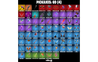 UNIQUE - Dark Vertex ,  Spider Man  [54 Skins, 850 Vbucks, 69 Axes, 42 Emotes, 66 Gliders and MORE!]