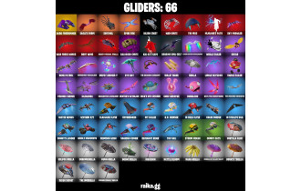 UNIQUE - Dark Vertex ,  Spider Man  [54 Skins, 850 Vbucks, 69 Axes, 42 Emotes, 66 Gliders and MORE!]