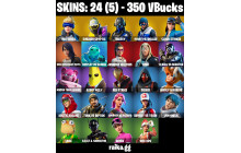 UNIQUE - Neo Versa,  [24 Skins, 350 Vbucks, 21 Axes, 22 Emotes and MORE!]