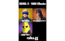 UNIQUE - Neo Versa , Gear Specialist Maya  [2 Skins, 1050 Vbucks, 1 Axes, 1 Emotes, Glider and MORE!]