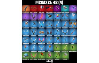 UNIQUE - Neo Versa , Prodigy [27 Skins, 50 Vbucks, 48 Axes, 48 Emotes, 51 Gliders and MORE!]