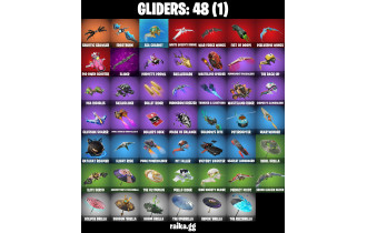 UNIQUE - Peter Griffin , Captain Jones  [50 Skins, 200 Vbucks, 71 Axes, 62 Emotes, 48 Gliders and MORE!]