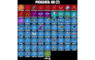 UNIQUE - War Machine,  Spectra Knight  [43 Skins, 1000 Vbucks, 68 Axes, 46 Emotes, 47 Gliders and MORE!]