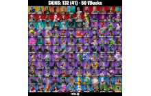 UNIQUE - Cuddlepool , Cobalt Snowfoot [132 Skins, 50 Vbucks, 137 Axes, 115 Emotes, 80 Gliders and MORE!]