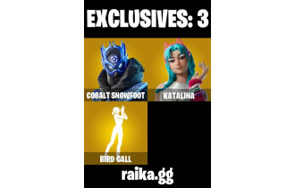 UNIQUE - Cuddlepool , Cobalt Snowfoot [132 Skins, 50 Vbucks, 137 Axes, 115 Emotes, 80 Gliders and MORE!]