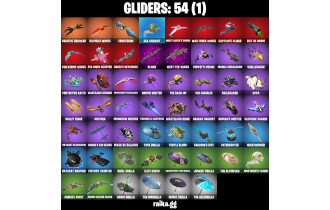 UNIQUE - Peter Griffin , Mysterio  [58 Skins, 850 Vbucks, 76 Axes, 56 Emotes, 54 Gliders and MORE!]