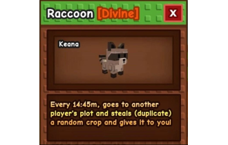 Raccoon [Grow A Garden]