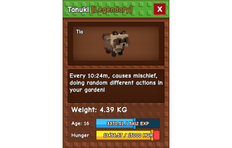 Tanuki [Grow A Garden]