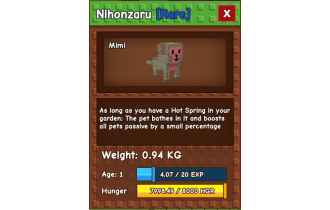 Nihonzaru [Grow A Garden]