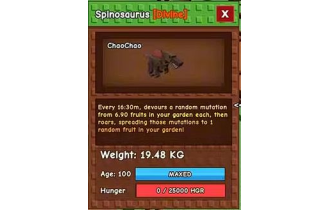Spinosaurus [Grow A Garden]