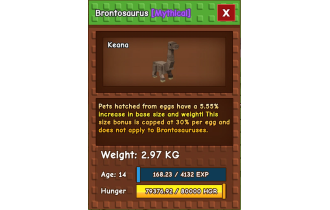 Brontosaurus [Grow A Garden]