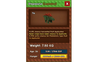 Stegosaurus [Grow A Garden]