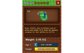 Peacock [Grow A Garden]
