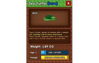 Sea Turtle [Grow A Garden]