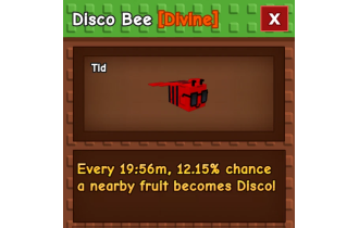 Disco Bee [Grow A Garden]