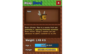 Wasp [Grow A Garden]
