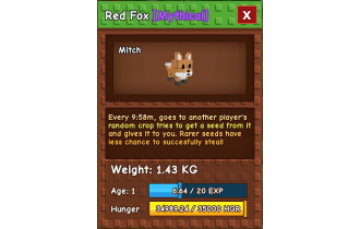 Red Fox [Grow A Garden]