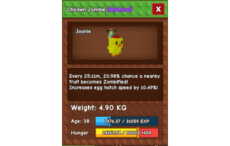 Chicken Zombie [Grow A Garden]