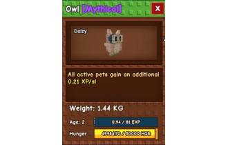 Owl [Grow A Garden]