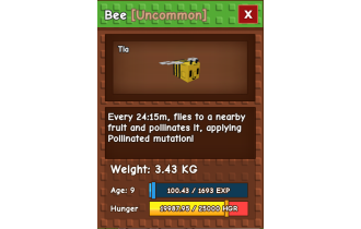 Bee [Grow A Garden]