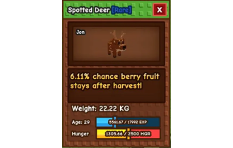 Spotted Deer [Grow A Garden]
