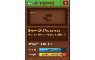 Sea Otter [Grow A Garden]
