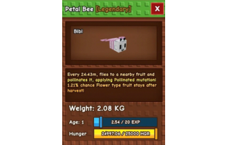 Petal Bee [Grow A Garden]