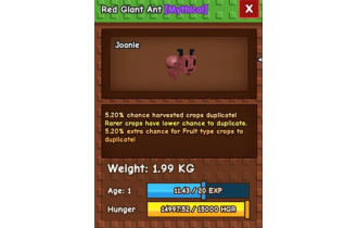 Red Giant Ant [Grow A Garden]