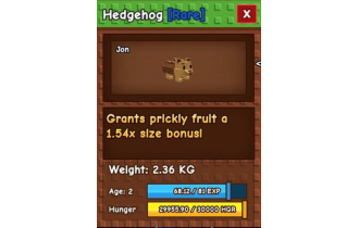 Hedgehog [Grow A Garden]