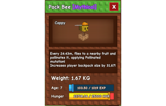 Pack Bee [Grow A Garden]