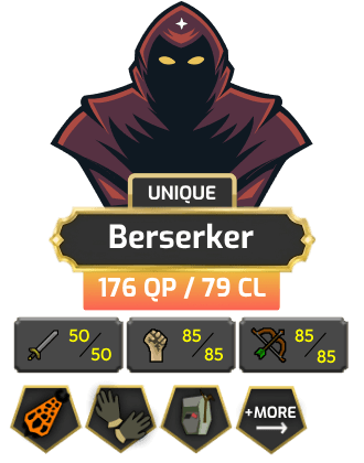 Berserker | TTL: 1057 | CL: 79 | QP: 176 [Infernal, B Gloves, Ava's, MM1, Mithril Gloves, DT1 + MORE!]