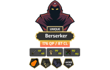 Berserker | TTL: 1087 | CL: 87 | QP: 176 [Fire Cape, B Gloves, Ava's, MM1, Mithril Gloves, Lunars, DT1, 99 STR + MORE!]