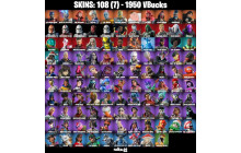 UNIQUE - Peter Griffin , Optimus Prime [108 Skins, 1950 Vbucks, 119 Axes, 69 Emotes, 77 Gliders and MORE!]