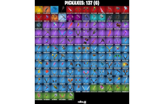 UNIQUE - Spider Man, Deadpool  [113 Skins, 1750 Vbucks, 137 Axes, 124 Emotes, 138 Gliders and MORE!]