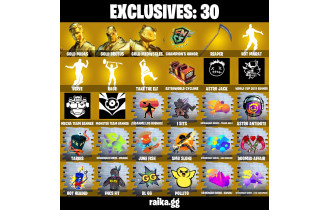 UNIQUE - Spider Man, Deadpool  [113 Skins, 1750 Vbucks, 137 Axes, 124 Emotes, 138 Gliders and MORE!]