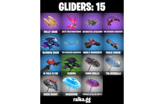 UNIQUE - Clutch, Take The L  [10 Skins, 2800 Vbucks, 12 Axes, 10 Emotes, 154 Gliders and MORE!]