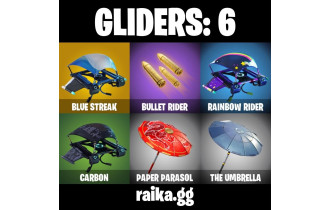 UNIQUE -  Blue Team Leader , Take The L  [6 Skins, 100 Vbucks, 4 Axes, 2 Emotes, 6 Gliders and MORE!]