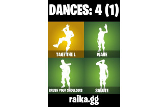 UNIQUE - Havoc , Take The L  [4 Skins, 550 Vbucks, 3 Axes, 4 Emotes, 2 Gliders and MORE!]