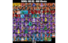 UNIQUE -  Jules ,  Peter Griffin [109 Skins, 600 Vbucks, 134 Axes, 132 Emotes and MORE!]
