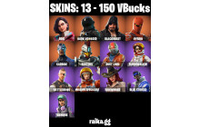 UNIQUE - Rox, Take The L  [13 Skins, 150 Vbucks, 9 Axes, 16 Emotes,14 Gliders and MORE!]