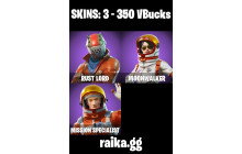 UNIQUE - Rust Lord, Take The L  [3 Skins, 350 Vbucks, 3 Axes, 4 Emotes, 3 Gliders and MORE!]