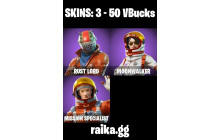 UNIQUE - Mako, Take The L  [3 Skins, 50 Vbucks, 3 Axes, 14 Emotes, 8 Gliders and MORE!]