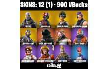 UNIQUE - Dark Voyager, Take The L  [12 Skins, 900 Vbucks, 7 Axes, 5 Emotes, 8 Gliders and MORE!]