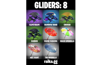 UNIQUE - Dark Voyager, Take The L  [12 Skins, 900 Vbucks, 7 Axes, 5 Emotes, 8 Gliders and MORE!]