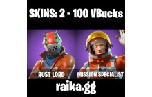 UNIQUE - Rust Lord, Take The L  [2 Skins, 100 Vbucks, 4 Axes, 8 Emotes, 5 Gliders and MORE!]