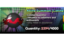 Akira Summon[Limited] [All Star Tower Defense X]