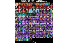UNIQUE - Krampus, Peter Griffin [115 Skins, 1050 Vbucks, 116 Axes, 84 Emotes, 72 Gklders and MORE!]