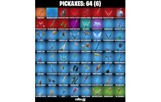 UNIQUE - Gwenpool, Hades [42 Skins, 200 Vbucks, 64 Axes, 45 Emotes, 48 Gliders and MORE!]